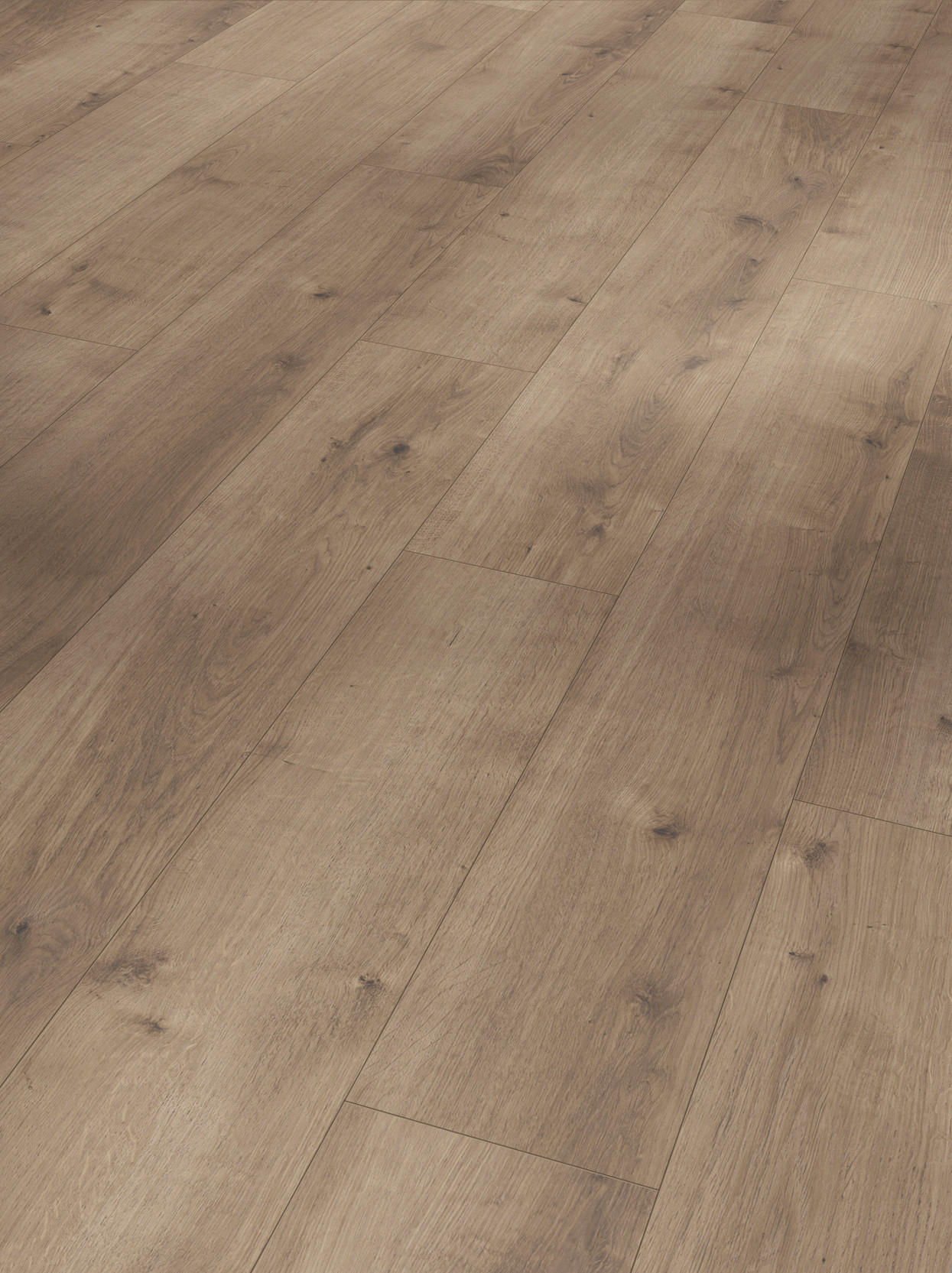 DESIGNBODEN MOULAR ONE 1730768  per  m² - Eichefarben/Dunkelgrau, Basics, Holz/Kunststoff (128,5/19,4/0,8cm) - Parador