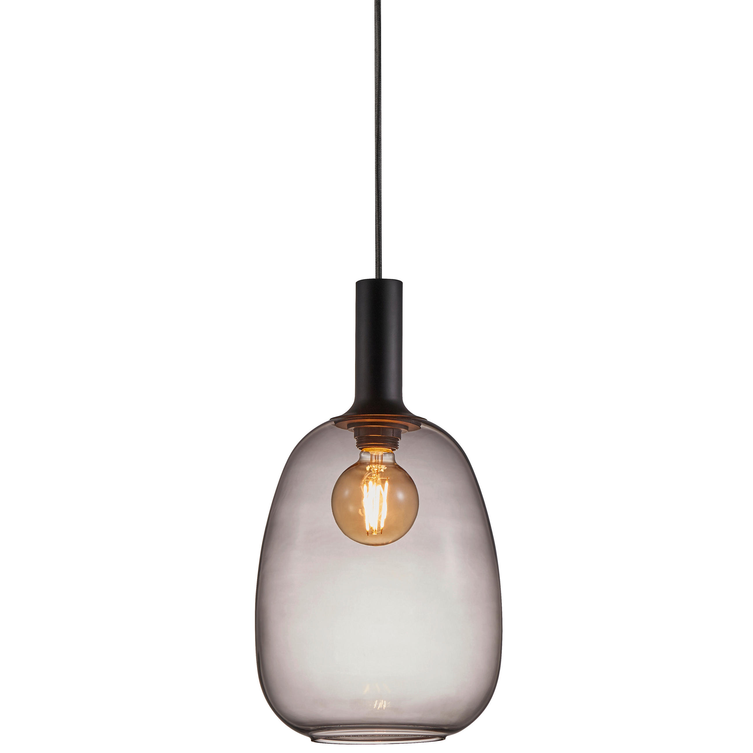 HÄNGELEUCHTE 43/343 cm   - Schwarz, Basics, Glas/Metall (43/343cm) - Nordlux