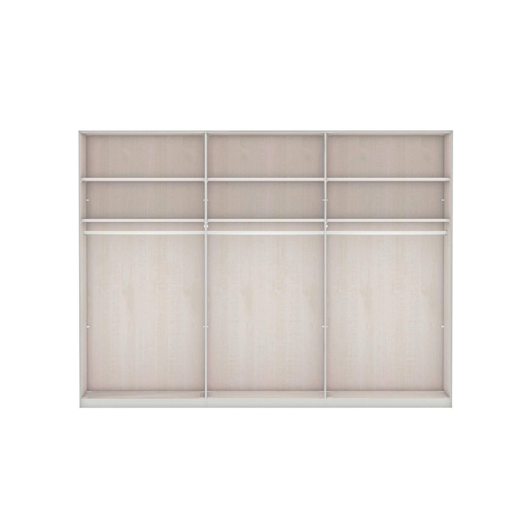 Thumbnail - Novel Falttürenschrank, Grau, Hellgrau, Metall, 6 Fächer, 300x236x58 cm, Typenauswahl, Beimöbel erhältlich, in verschied...