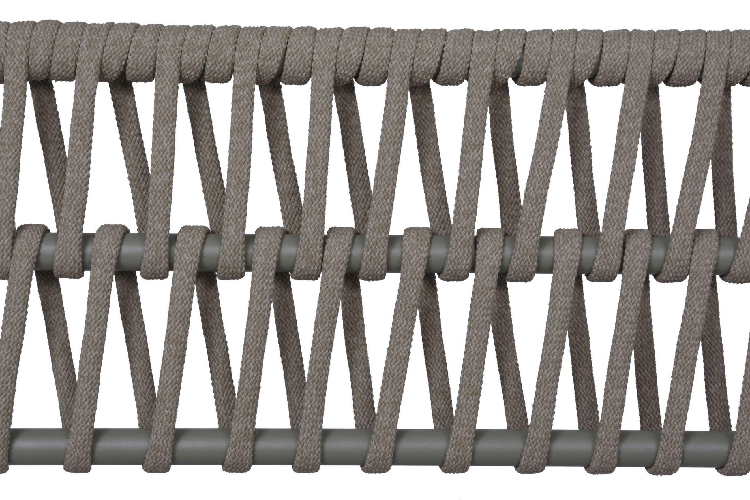 GARTEN-CHAISELONGUE Taupe, Olivgrün Aluminium  - Taupe/Olivgrün, Basics, Textil/Metall (119/72/154cm) - Joop!