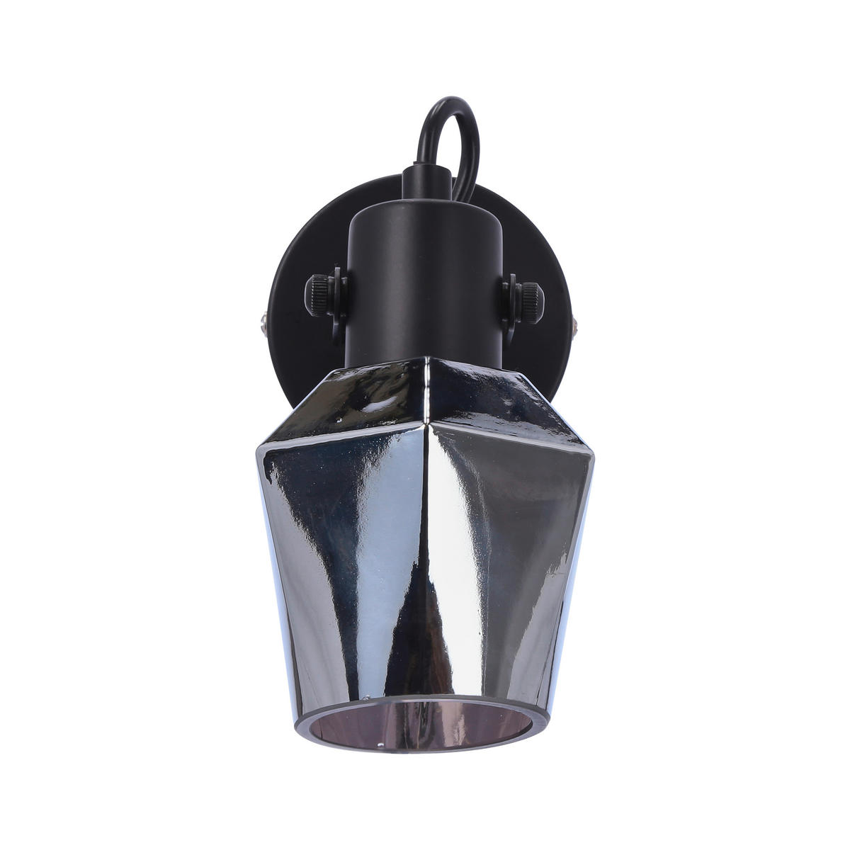 STRAHLER 19/9/16 cm   - Schwarz, Design, Glas/Metall (19/9/16cm)