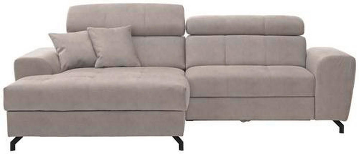 SAROKKANAPÉ textil bézs  - bézs/fekete, Design, textil/fém (181/267cm) - Carryhome