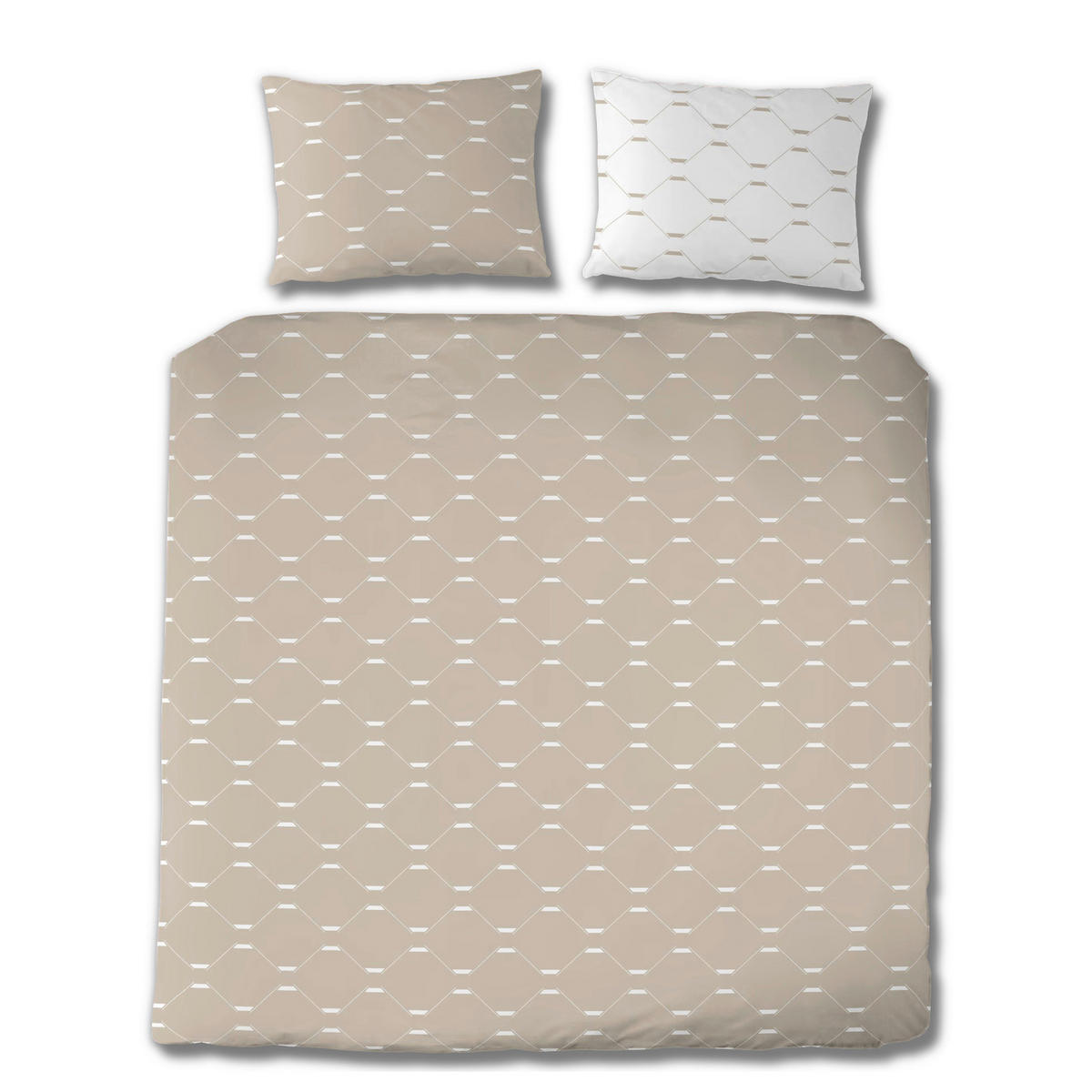 BETTWÄSCHE Renforcé 200/200 cm  - Beige, Design, Textil (200/200cm) - Florella