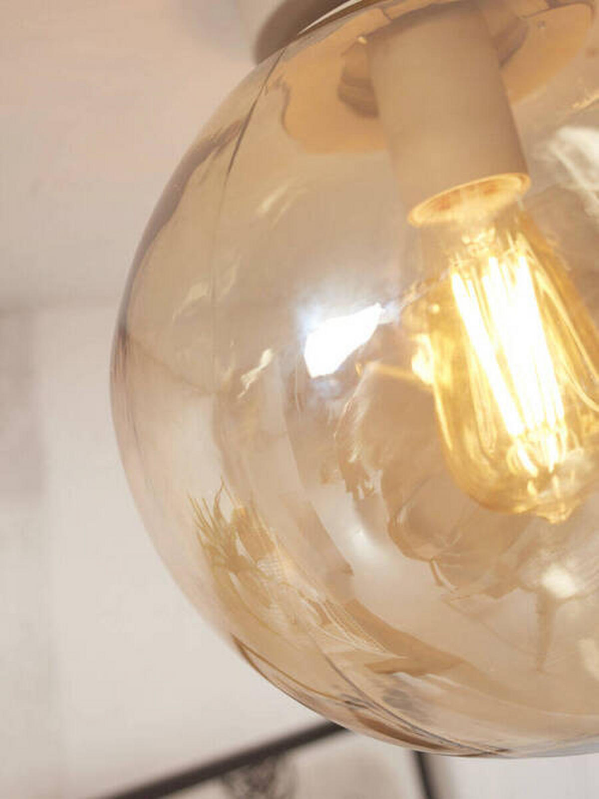 TAKLAMPA it's about RoMi 26/28 cm  - bärnstensfärgad, Trend, glas (26/28cm) - It's about Romi