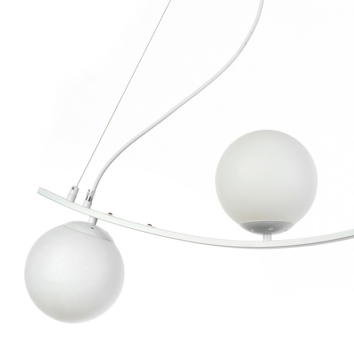HÄNGELEUCHTE 73/15/90 cm   - Weiß, Design, Kunststoff/Metall (73/15/90cm)