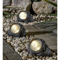 LAMPĂ SOLARĂ  - alb/gri, Basics, plastic (15/12,5/10,5cm) - Ambia Garden