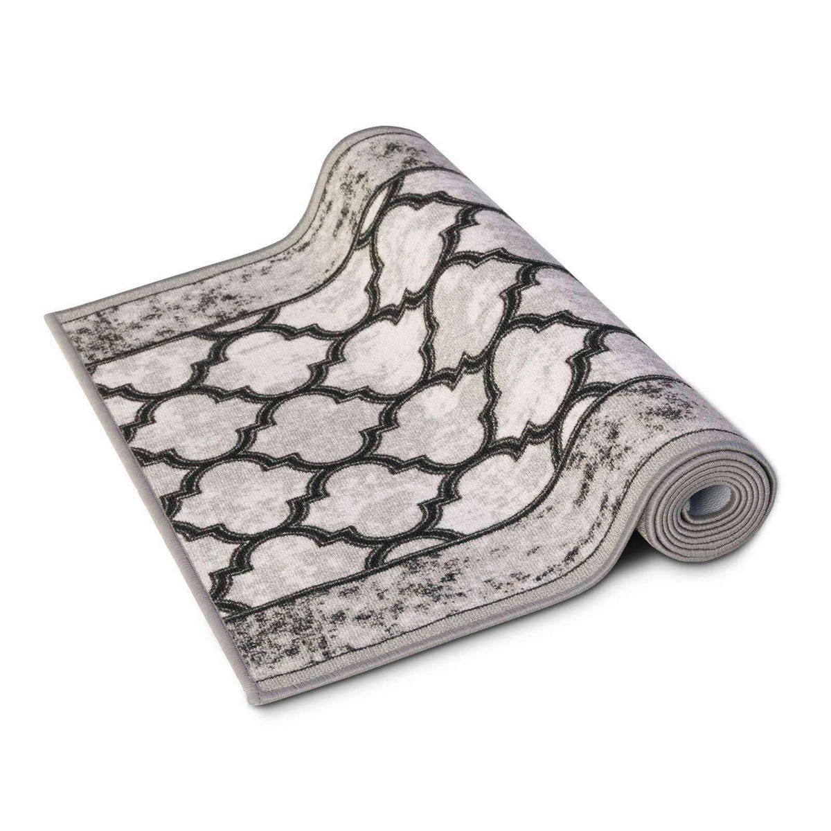 WEBTEPPICH 80/150 cm Grau  - Grau, Design, Kunststoff/Textil (80/150cm) - Novel