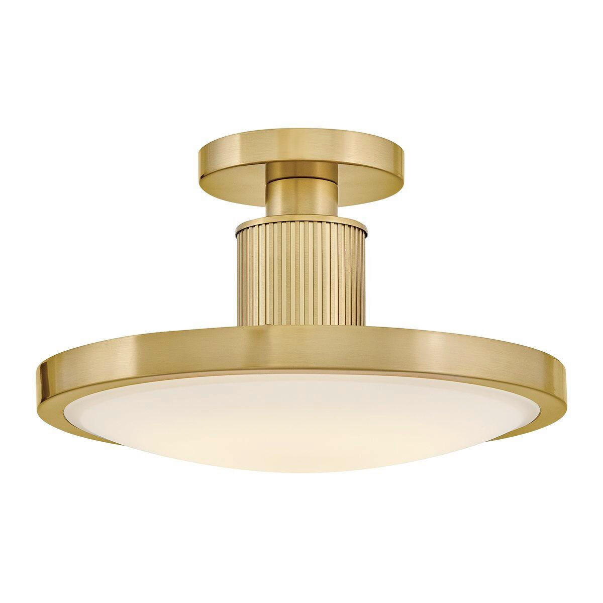 LED-HÄNGELEUCHTE Hinkley 22,2/36,2 cm  - Goldfarben, Design, Glas/Metall (22,2/36,2cm) - Elstead Lighting