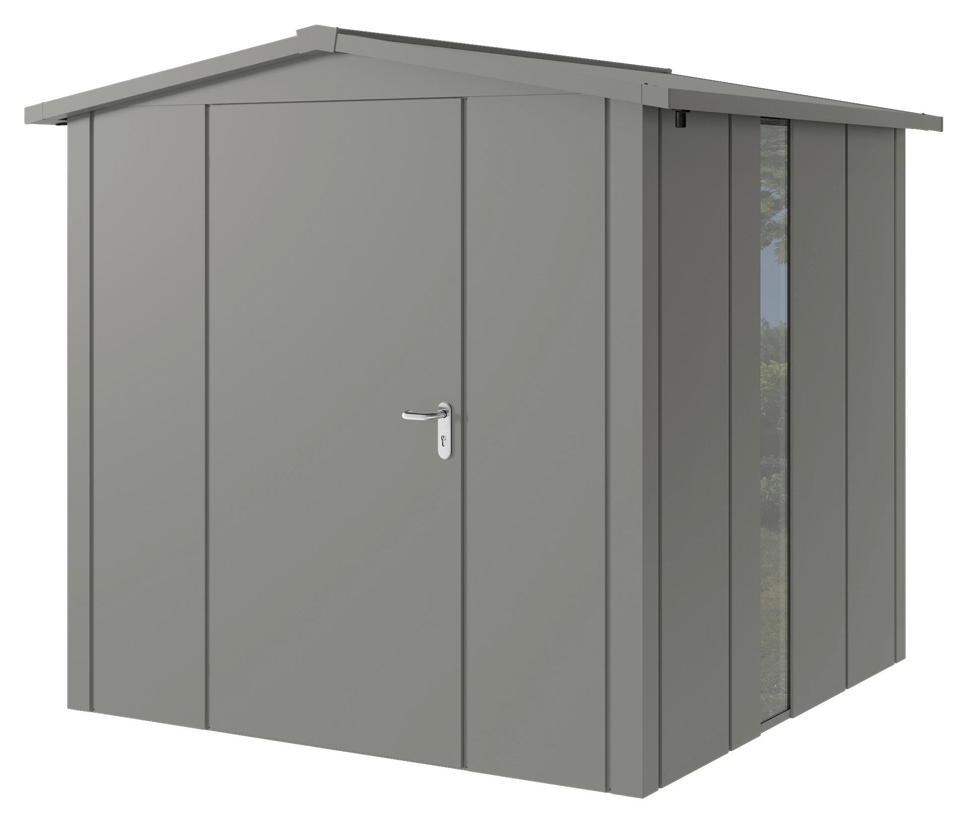 GERÄTEHAUS 237/223/229 cm  - Alufarben, Basics, Metall (237/223/229cm)