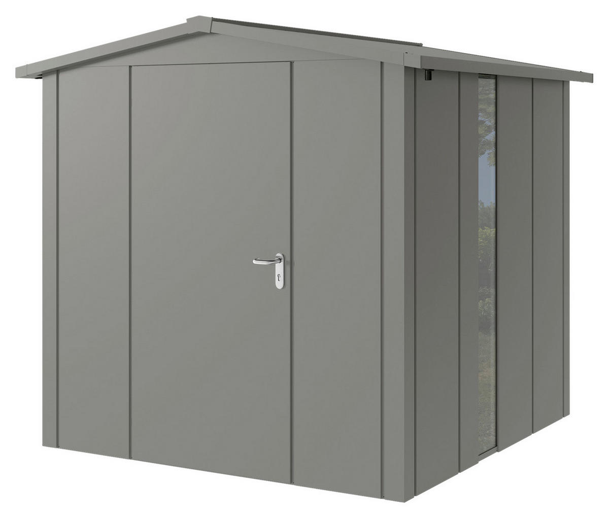 GERÄTEHAUS 237/223/229 cm  - Alufarben, Basics, Metall (237/223/229cm)