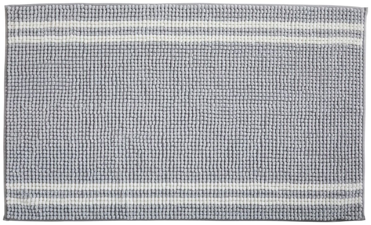 BADEMATTE Grau 70/120 cm  - Grau, Textil (70/120cm) - Esposa