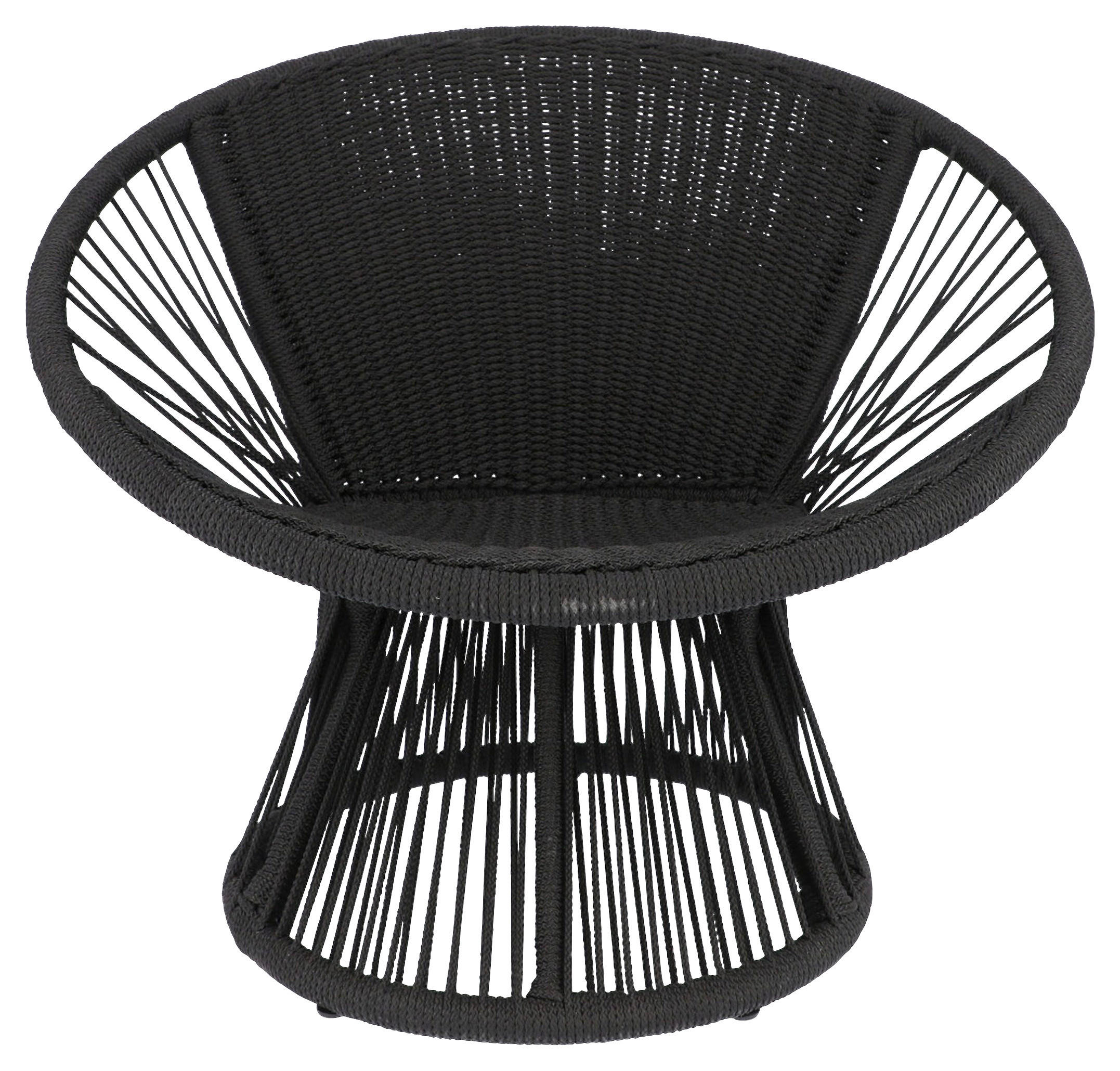 LOUNGESESSEL Schwarz - Schwarz, MODERN, Textil/Metall (82/75/72cm) - Jan Kurtz