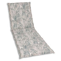 LIEGENAUFLAGE Blätter  - Beige/Grau, Basics, Textil (60/7/190cm)