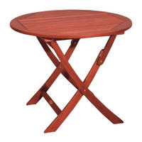 GARTENTISCH 90/73/90 cm Holz rund  - Braun, Basics, Holz (90/73/90cm) - Gardenson