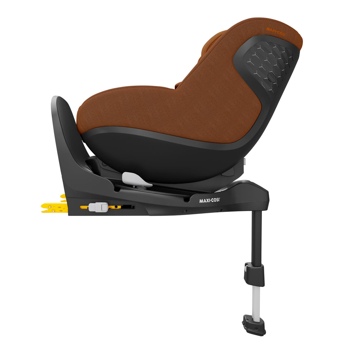 BILBARNSTOL PEARL 360 PRO  - cognacfärgad, Basics, metall/textil (43,2/49,6/71,4cm) - Maxi Cosi Pro