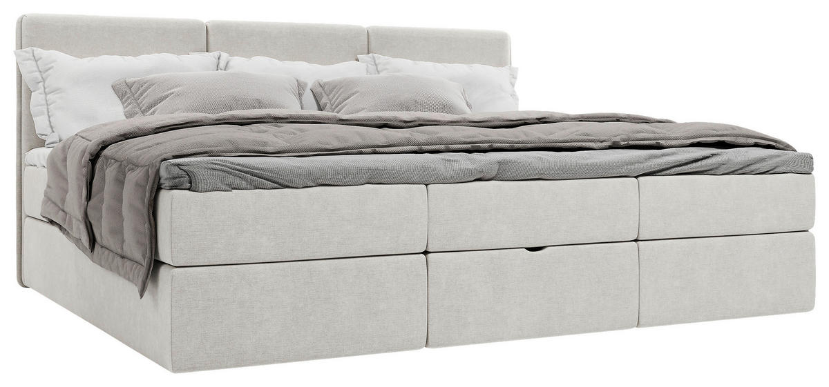 FAMILIENBETT - Schwarz/Grau, MODERN, Holz/Kunststoff (270/200cm) - MID.YOU