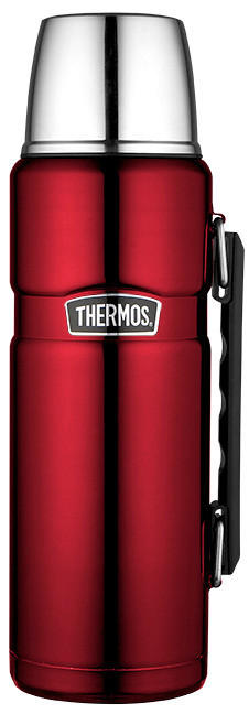 ISOLIERFLASCHE STAINLESS KING 1,2 L  - Rot, Basics, Metall (1,2l) - Thermos