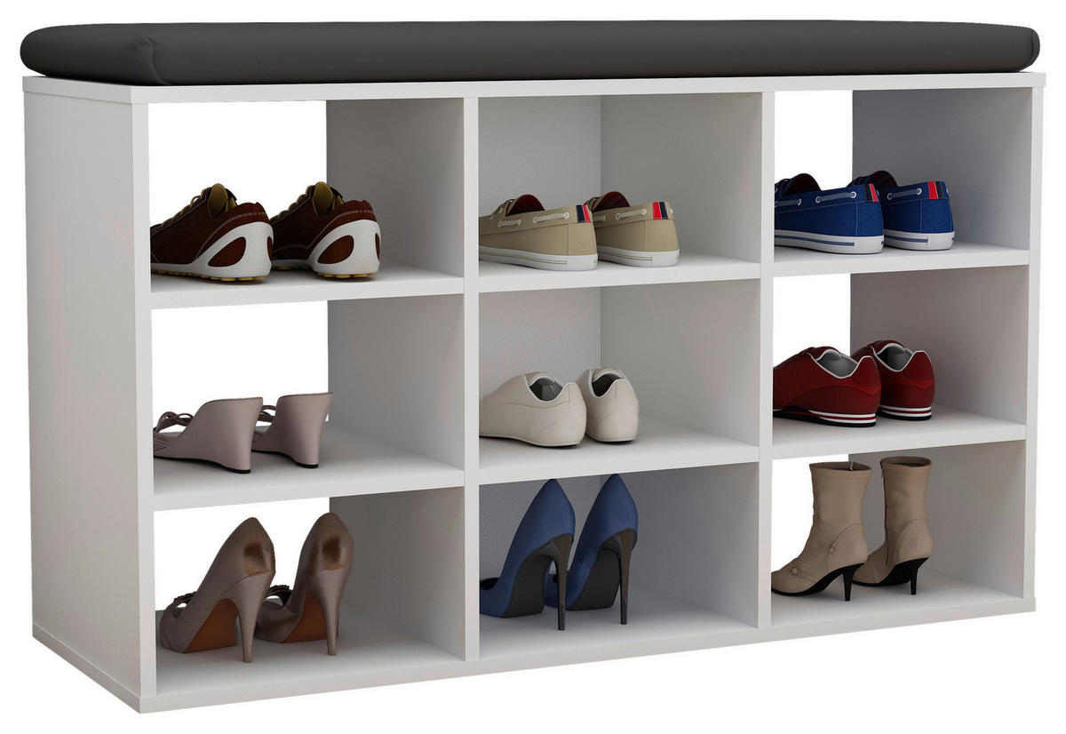 SKOHYLLA 80/50/30 cm  - vit, Design, trämaterial (80/50/30cm) - MID.YOU