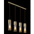 HÄNGELEUCHTE - Messingfarben, MODERN, Glas/Metall (80/9/156cm) HÄNGELEUCHTE - Messingfarben, MODERN, Glas/Metall (80/9/156cm)