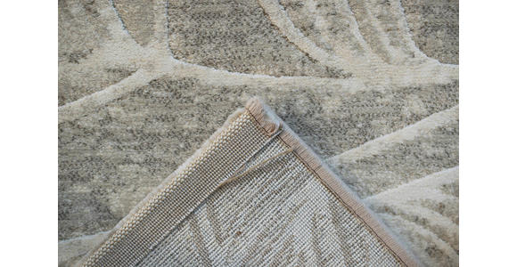 WEBTEPPICH 133/195 cm Catania Grau, Weiß, Hellgrau - Hellgrau/Weiß, KONVENTIONELL, Textil (133/195cm) - Novel