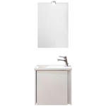 GÄSTEBAD - Weiß, KONVENTIONELL, Glas/Holzwerkstoff (50cm) - Xora