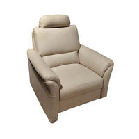 FOTELJA , prirodna boja  - prirodna boja/crna, Moderno, tekstil/metal - Beldomo Comfort