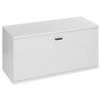 GARDEROBE 5-teilig  in 260/198/37 cm  - Eichefarben/Weiß, Design, Holzwerkstoff (260/198/37cm) - Voleo