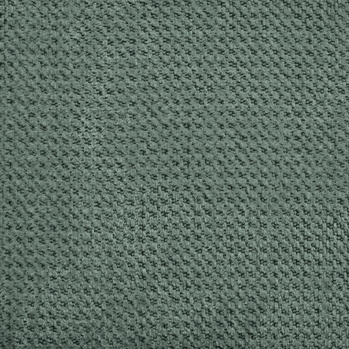 ECKSOFA Dunkelgrün Chenille  - Dunkelgrün/Schwarz, MODERN, Kunststoff/Textil (287/179cm) - Carryhome