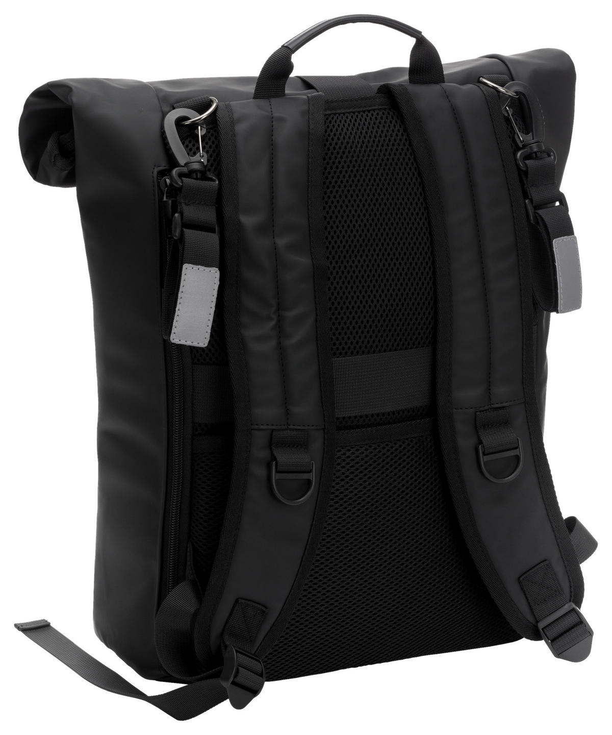 WICKELRUCKSACK Soft Touch  - Schwarz, Basics, Textil (60/38/15cm) - Jimmylee