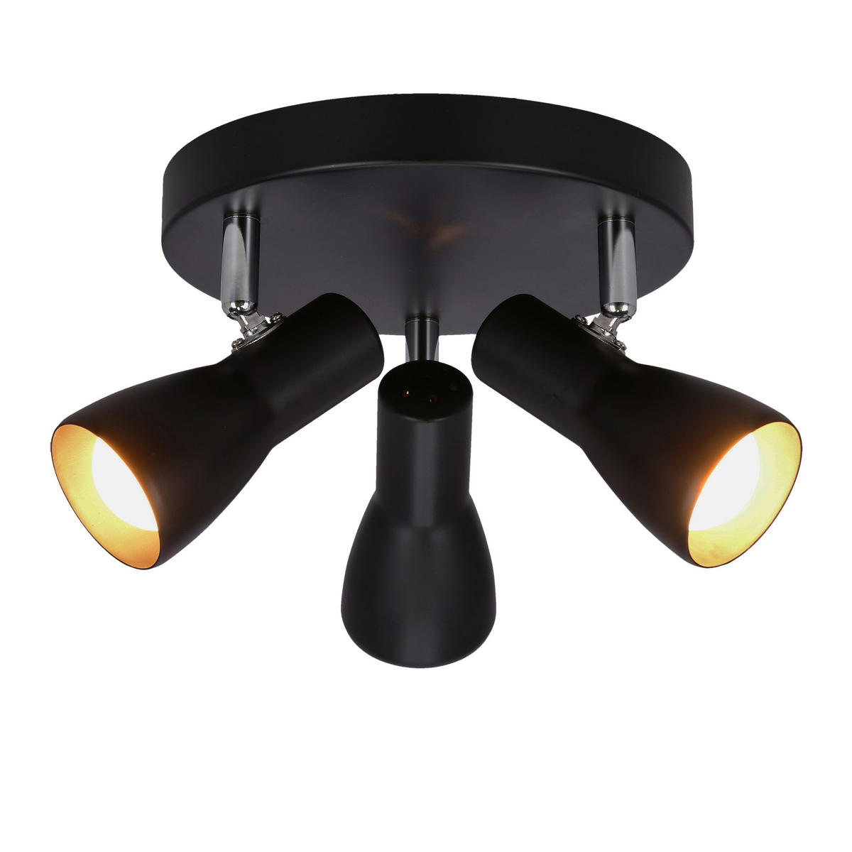 STRAHLER 29/29/8 cm   - Schwarz, Trend, Metall (29/29/8cm)