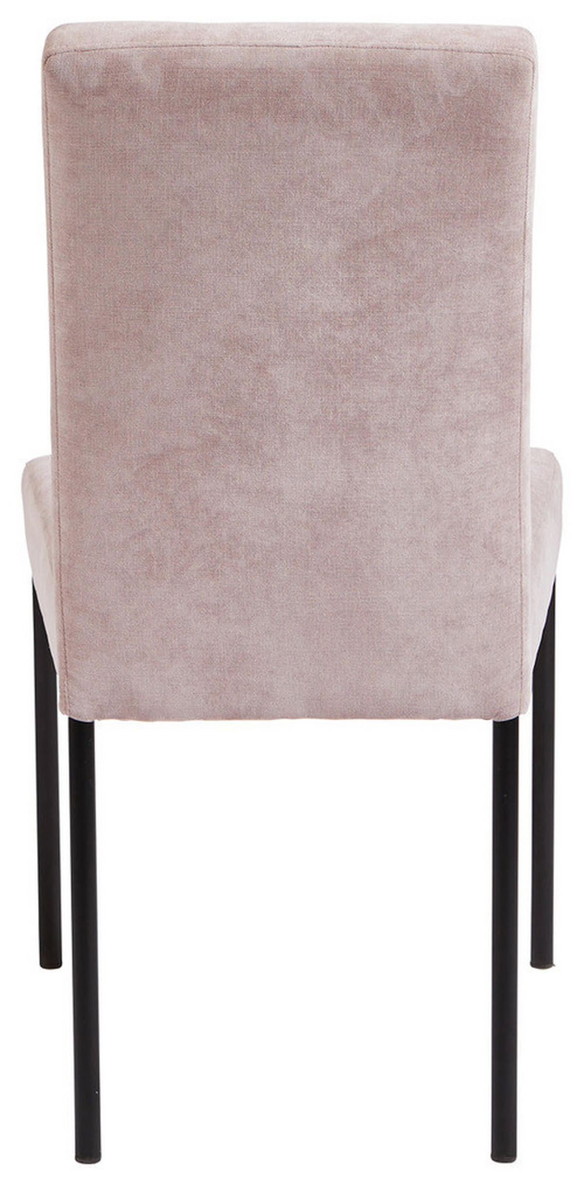 STOLIČKA, 46/91/61 cm - čierna/staroružová, Design, kov/textil (46/91/61cm) - Xora