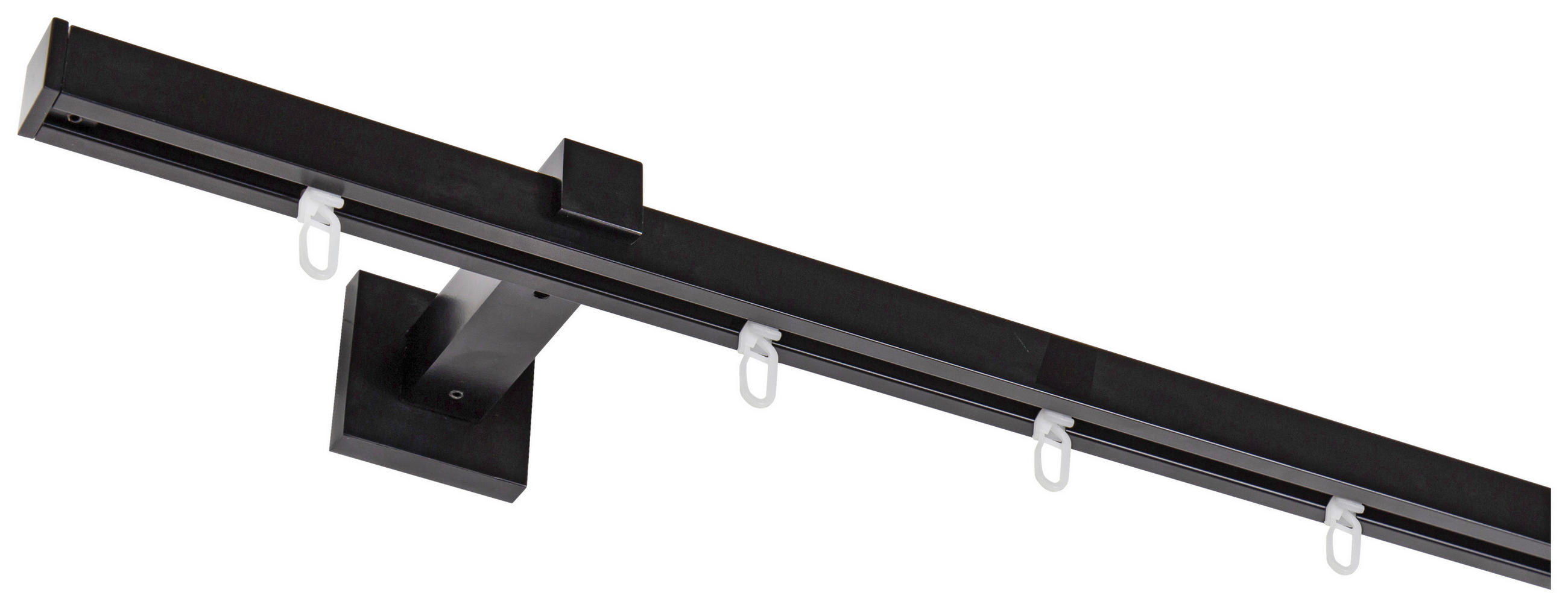 FÜGGÖNYKARNIS SZETT 160 cm  - fekete, Design, fém (160cm) - Homeware