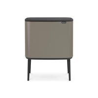 KOŠ ZA OTPAD  34 l   - siva, Basics, metal/plastika (54/68/31.5cm) - Brabantia