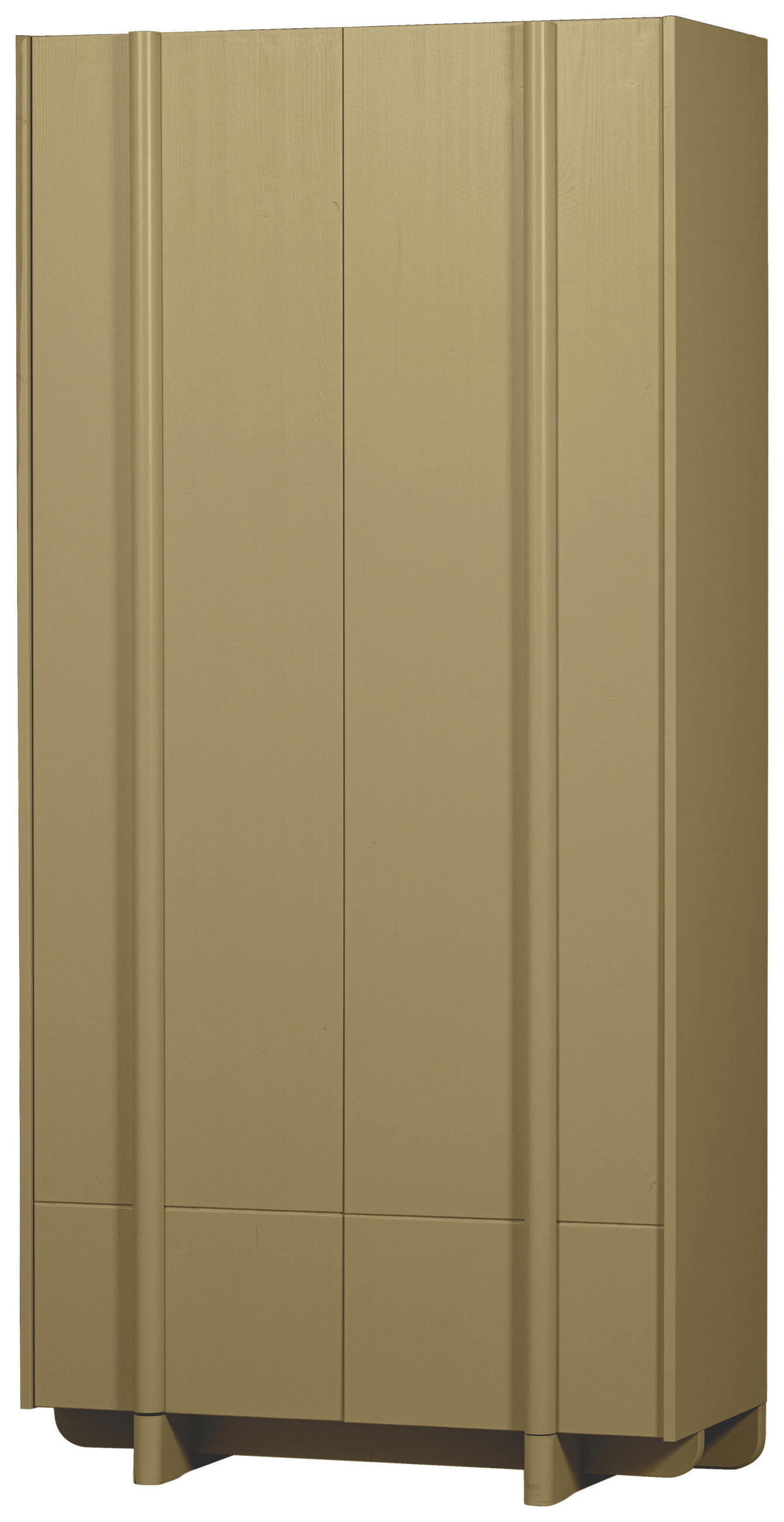 GARDEROBENSCHRANK Basu  in 101/210/46 cm  - Grün, Design, Holz (101/210/46cm) - Livetastic