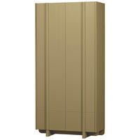GARDEROBENSCHRANK Basu  in 101/210/46 cm  - Grün, Design, Holz (101/210/46cm) - Livetastic