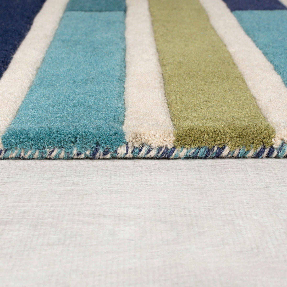 VLNĚNÝ KOBEREC, 60/230 cm, zelená - zelená, Basics, textil (60/230cm)