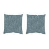 KISSENHÜLLEN-SET FJELLA 40/40 cm  - Petrol, Basics, Textil (40/40cm)
