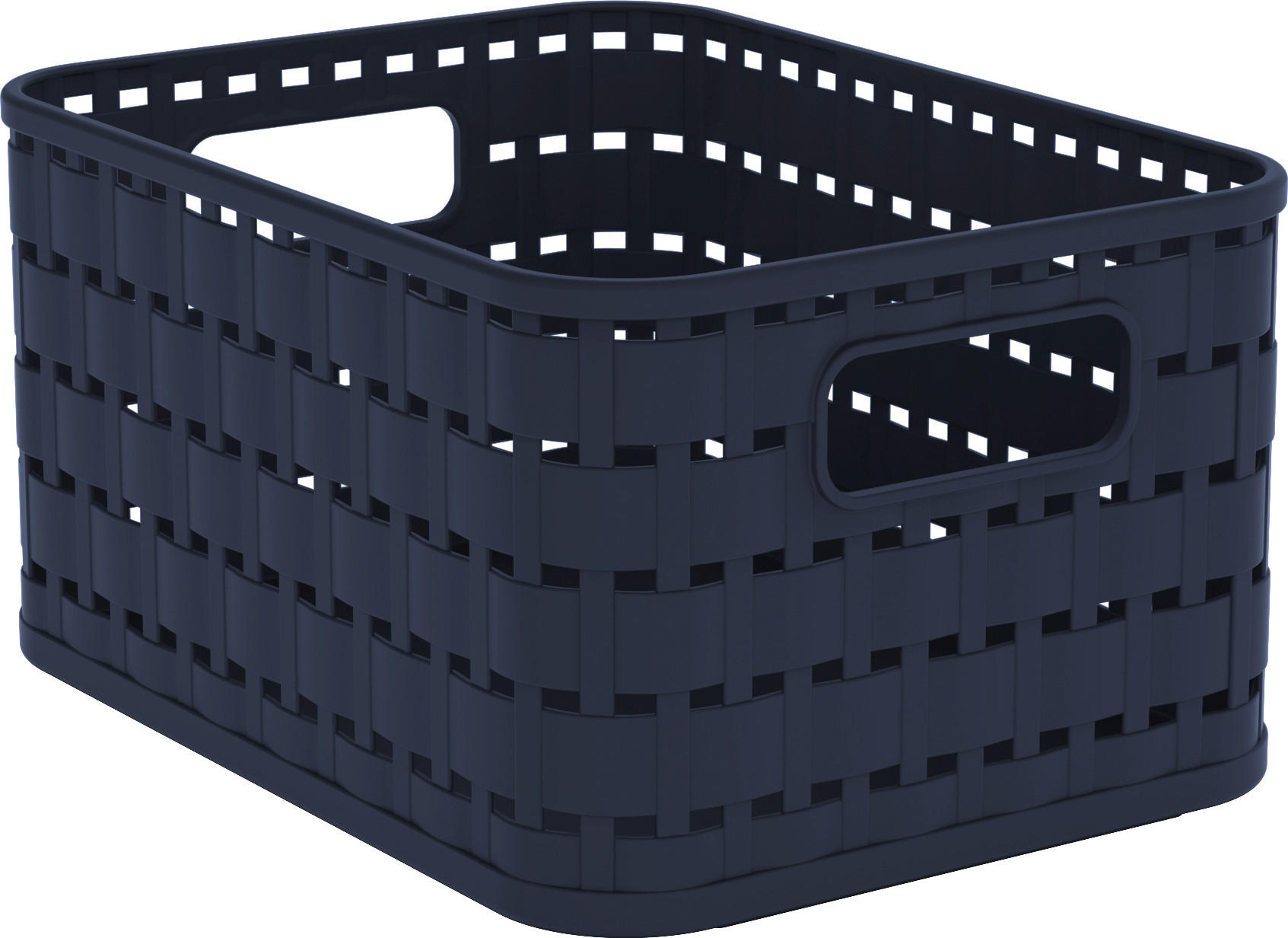 KOŠÍK tmavomodrá - tmavomodrá, Basics, plast (18,3/13,7/9,8cm)