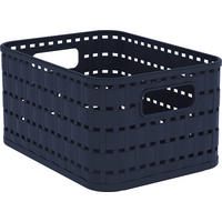 KOŠÍK tmavomodrá - tmavomodrá, Basics, plast (18,3/13,7/9,8cm)