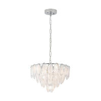 HÄNGELEUCHTE 48,5/110 cm  - Klar/Chromfarben, KONVENTIONELL, Glas/Metall (48,5/110cm) - Eglo