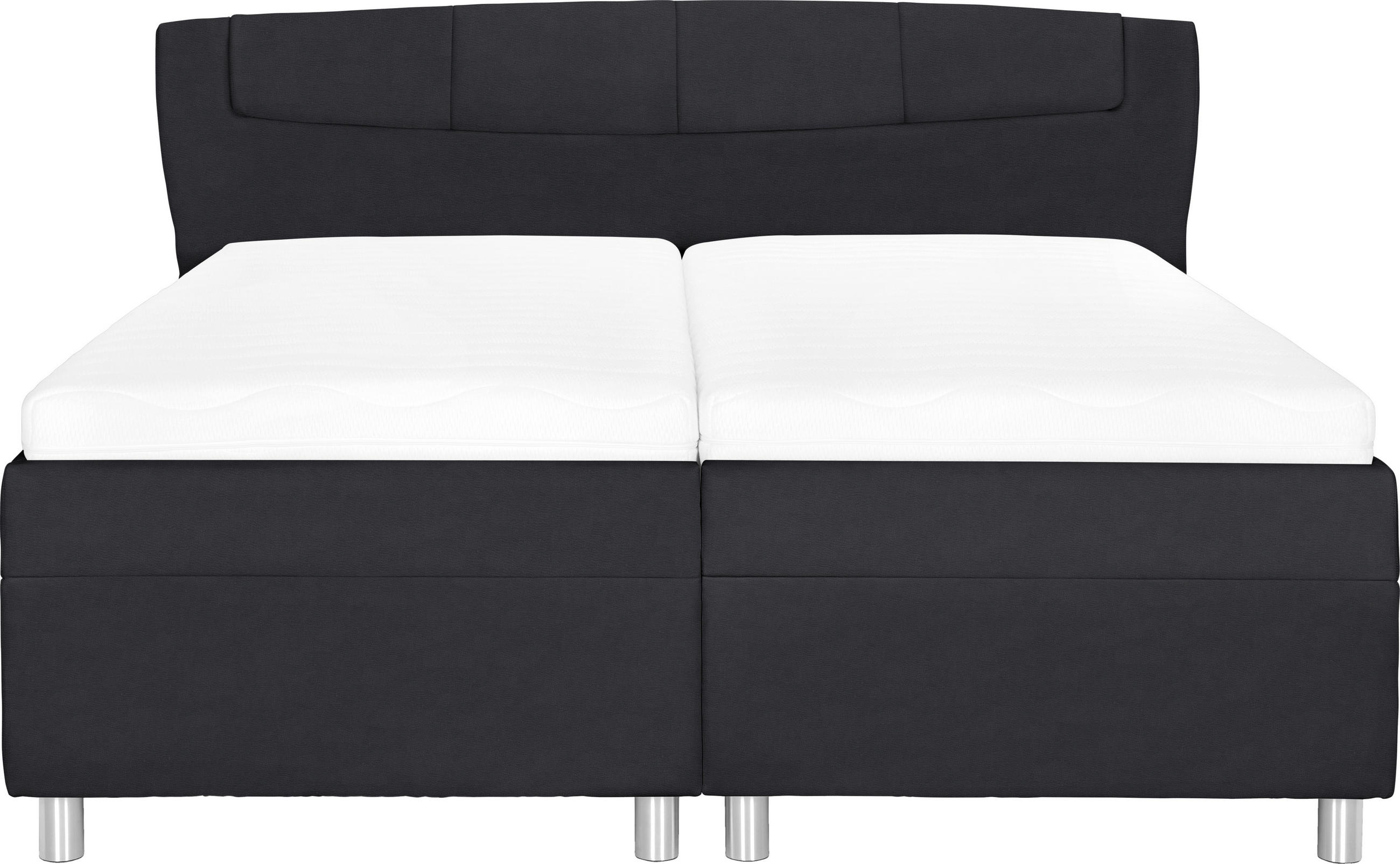 Thumbnail - Esposa Polsterbett, Schwarz, Textil, H2, Höhe ca. 16 cm, 200x200 cm, Über- und Sondergrößen erhältlich, Bezug abnehmbar/...