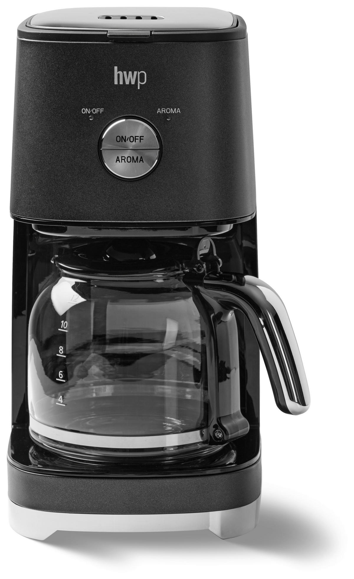 KÁVOVAR NA PŘEKAPÁVANOU KÁVU - tmavě šedá, Konvenční, kov/plast (1,5l) - Homeware Profession.