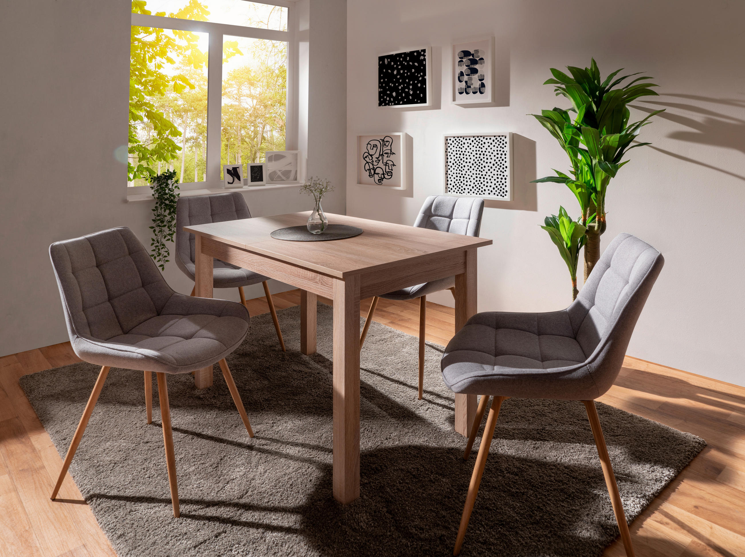 ESSTISCH in Holzwerkstoff 120/70/76,5 cm - Sonoma Eiche, Basics, Holzwerkstoff (120/70/76,5cm) - Livetastic