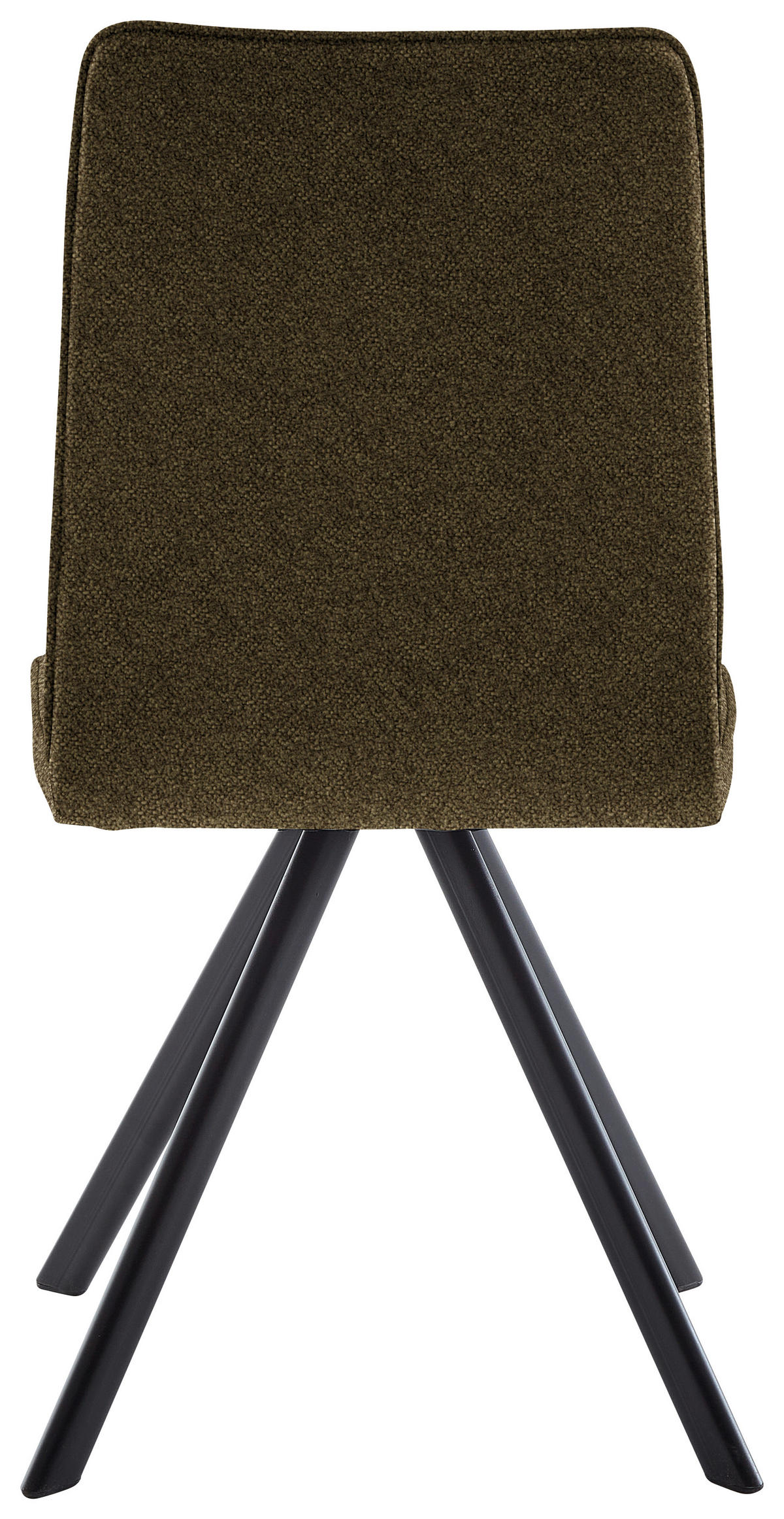 STUHL   Webstoff  Braun, Schwarz  - Schwarz/Braun, Design, Textil/Metall (47/92/60cm) - Cantus