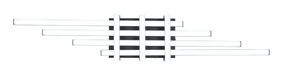 DECKENLEUCHTE 78/14/8 cm  - Schwarz, Trend, Kunststoff/Metall (78/14/8cm) - Collett's Monde