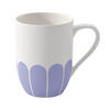 BECHER Fleur Bleu    - Weiß/Hellblau, MODERN, Keramik (11,5/8/10,5cm) - Villeroy & Boch