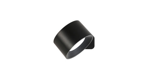AKKU-WANDLEUCHTE - Schwarz, Basics, Kunststoff/Metall (9,2/8/4,5cm) - Novel