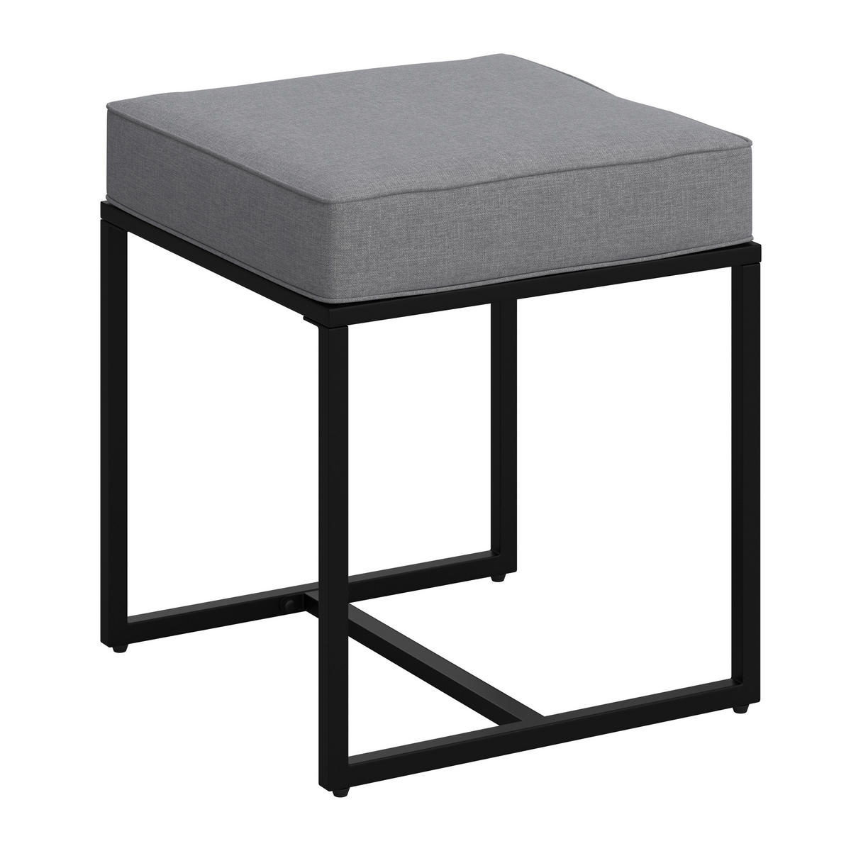 DINING-LOUNGESET   - Schwarz/Akaziefarben, Design, Holz/Textil (205/205cm) - Ambia Garden