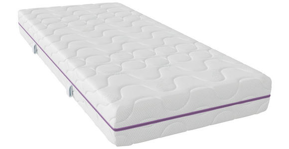 KOMFORTSCHAUMMATRATZE 80/190 cm Höhe ca. 21 cm  - Weiß, Basics, Textil (80/190cm) - Sleeptex
