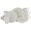 KOMPLETT SERVIS Confetti 16 delar  - cremefärgad, Basics, keramik - Creatable